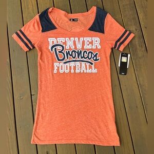 NWT- Ladies Denver Bronco Shirt.